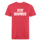Stay Inspired Tee - heather red