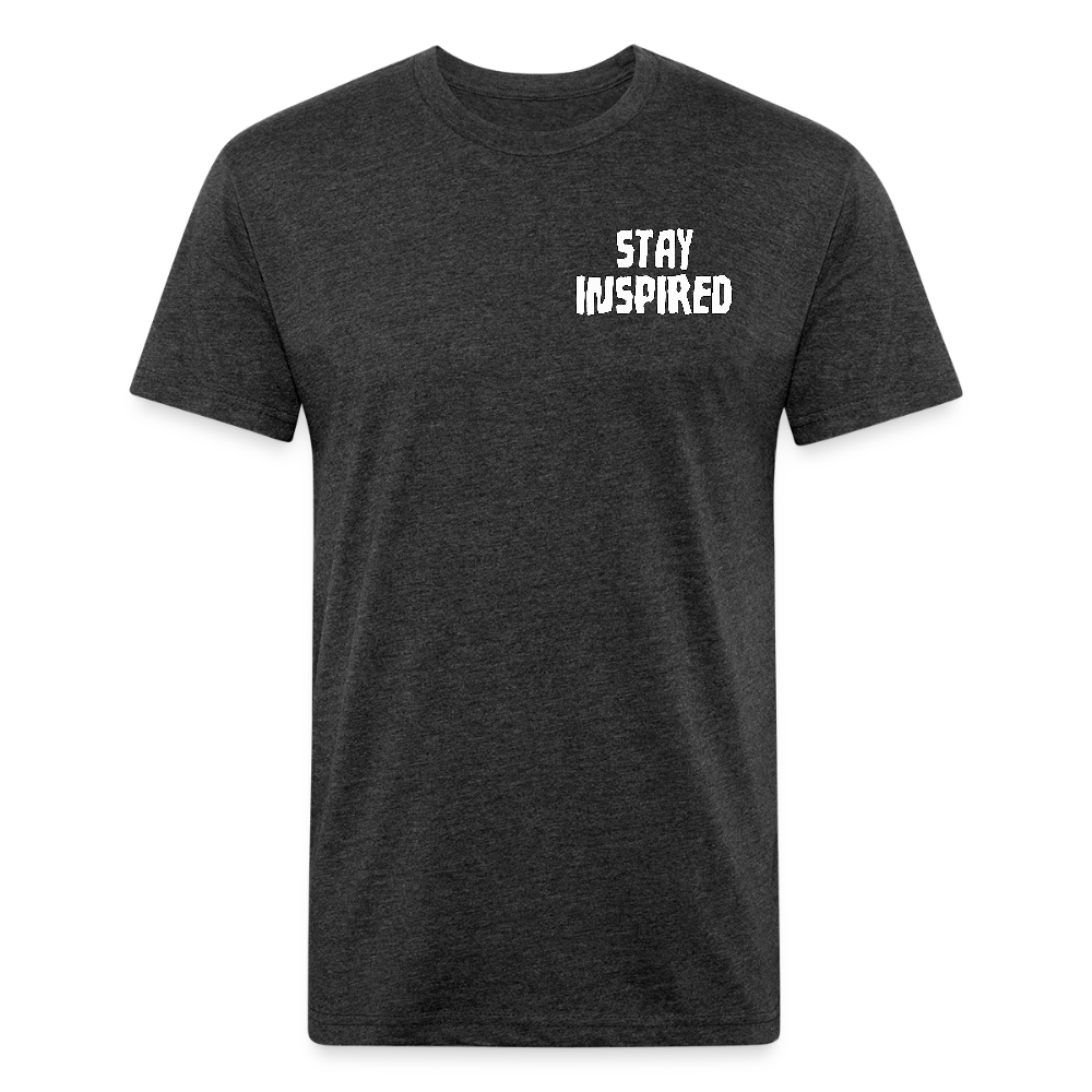 Skull & Skis Tee - heather black