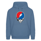 Grateful Skull Hoodie - denim blue
