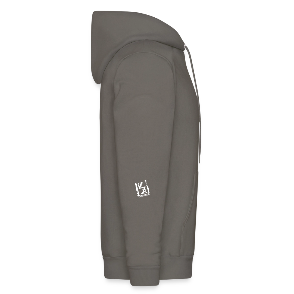 Chazer X Khuno: Skeleton Yeti Hoodie - asphalt gray