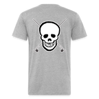 Skull & Rods Tee - heather gray
