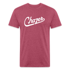 Chazer Varsity Tee - heather burgundy