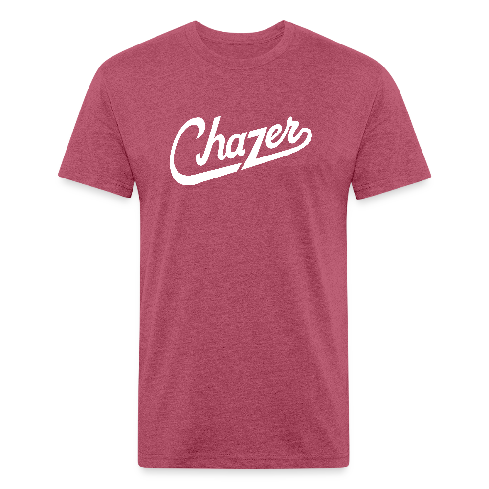 Chazer Varsity Tee - heather burgundy