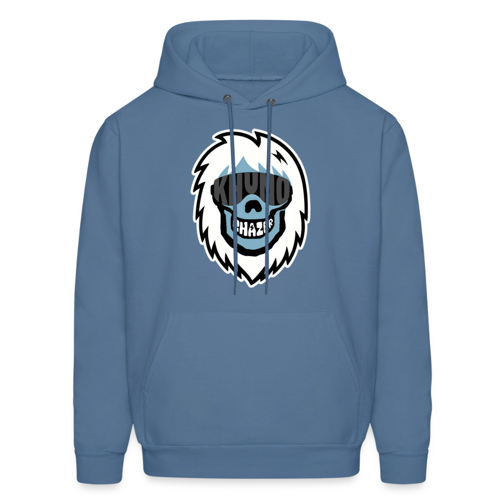 Chazer X Khuno: Skeleton Yeti Hoodie - denim blue