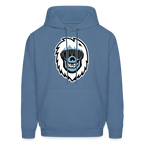 Chazer X Khuno: Skeleton Yeti Hoodie - denim blue