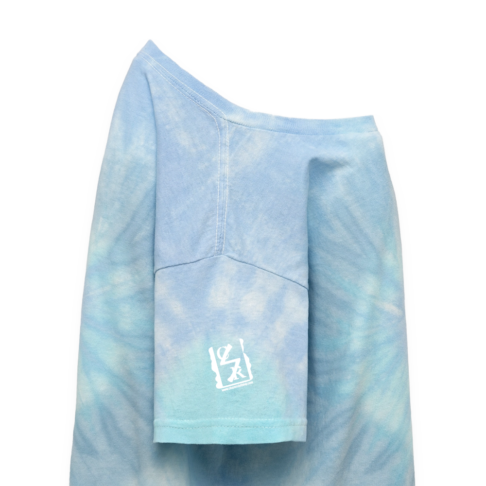 Grateful Skull Kids Tie Dye T-Shirt - blue lagoon