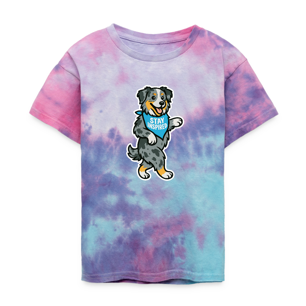 Dancing Aussie Kids Tie Dye T-Shirt - cotton candy