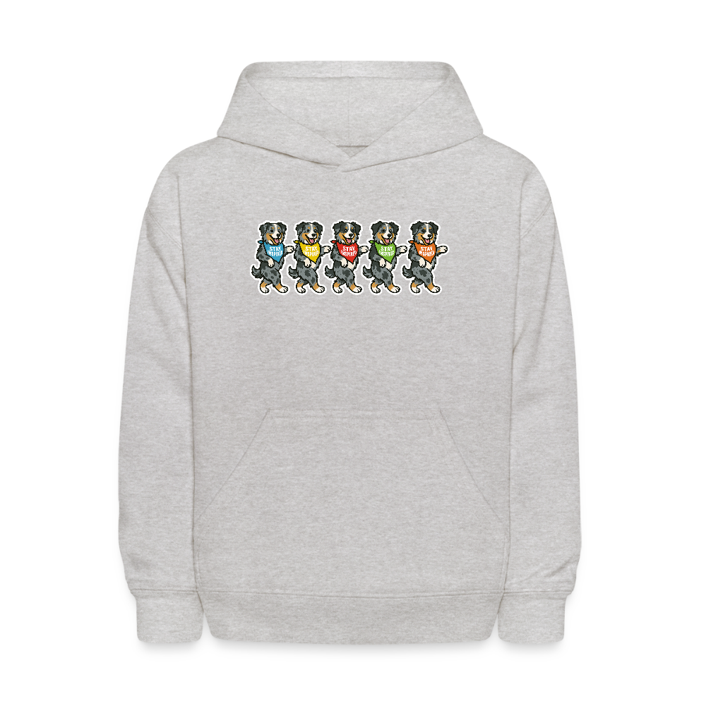 Dancing Aussies Kids' Hoodie - heather gray