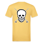 Skull & Rods Tee - pastel yellow