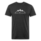 Peaks Tee - heather black