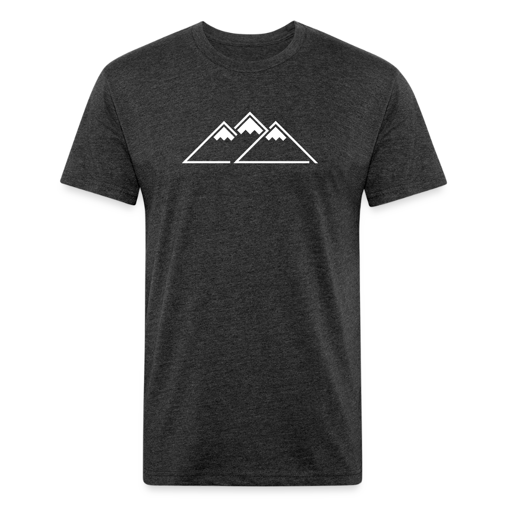 Peaks Tee - heather black
