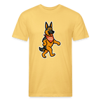German Shepherd Tee - pastel yellow