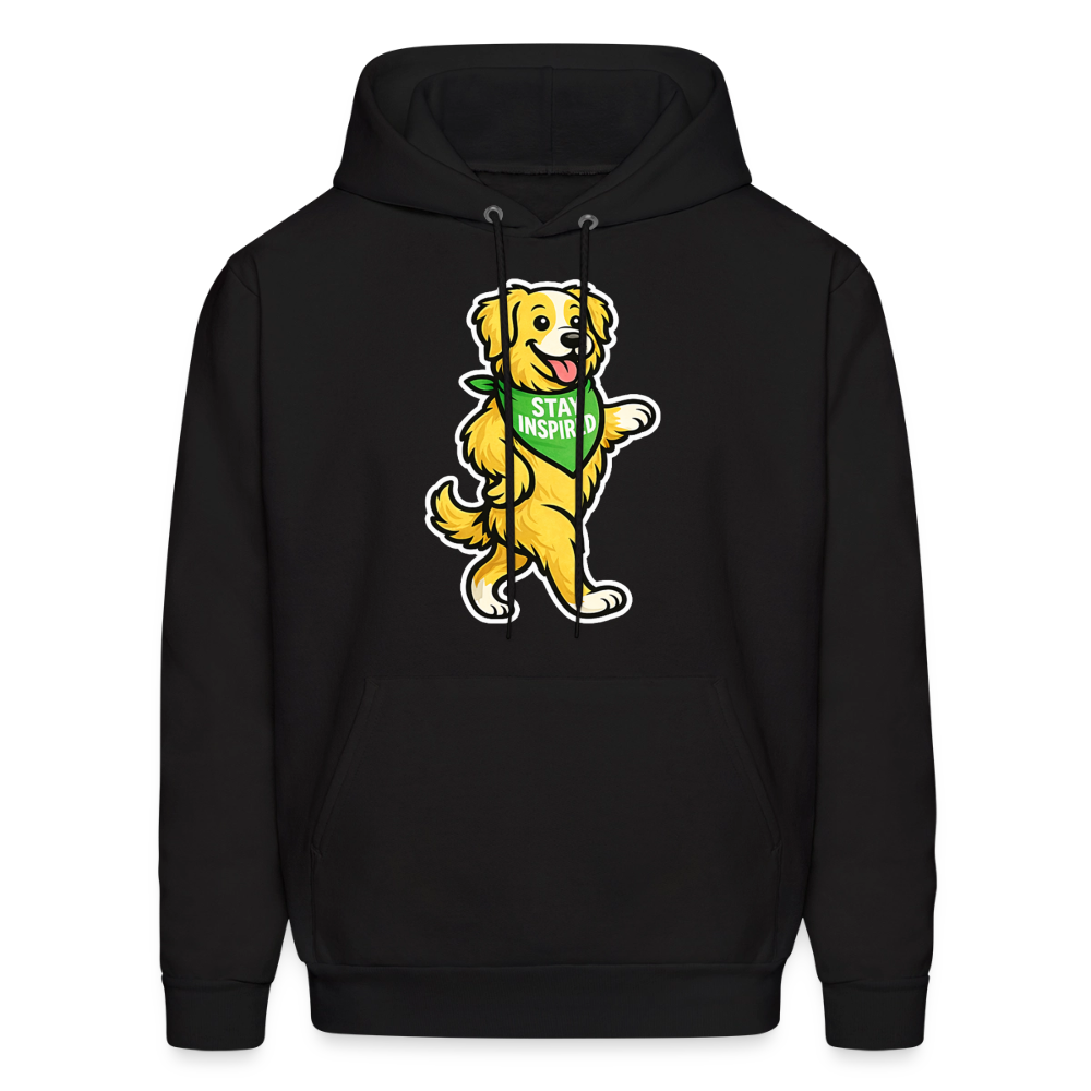 Dancing Golden Hoodie - black