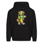 Dancing Golden Hoodie - black