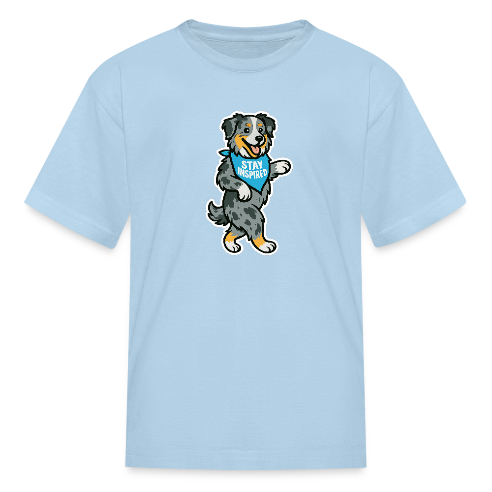 Dancing Aussie Kids T-Shirt - powder blue