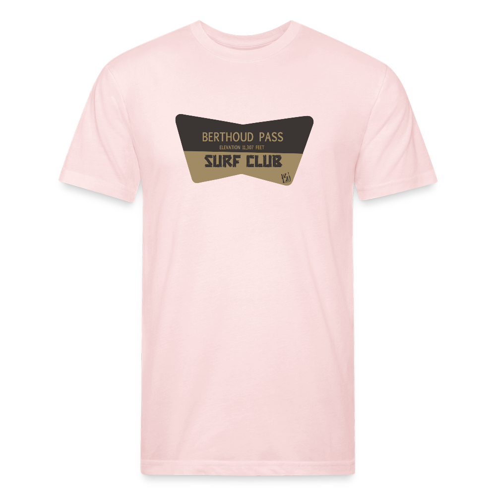 Berthoud Pass Surf Club (BPSC) Tee - blush pink 