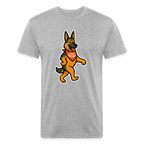 German Shepherd Tee - heather gray