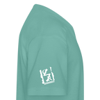 Dancing German Shepherd Kids T-Shirt - aquatic