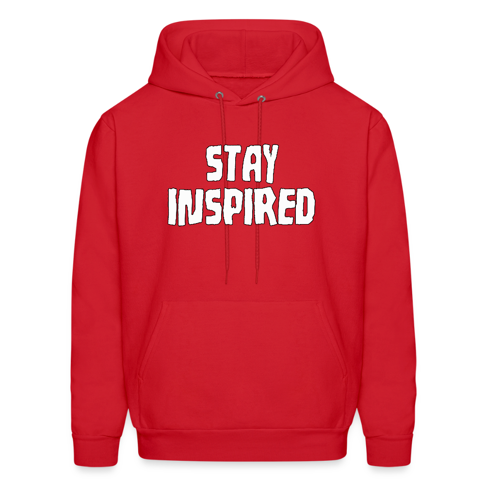 Stay Inspired Hoodie - red