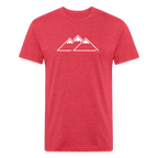 Peaks Tee - heather red