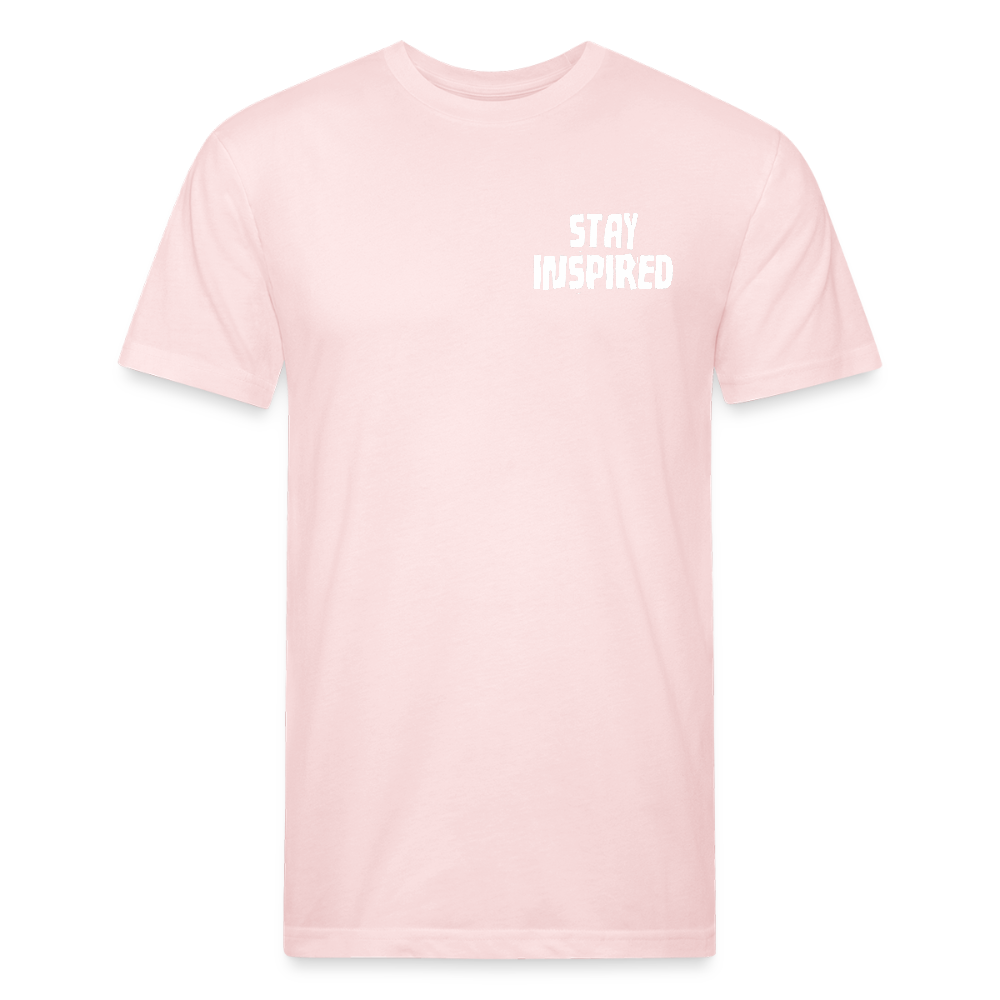 Skull & Snowboards Tee - blush pink 