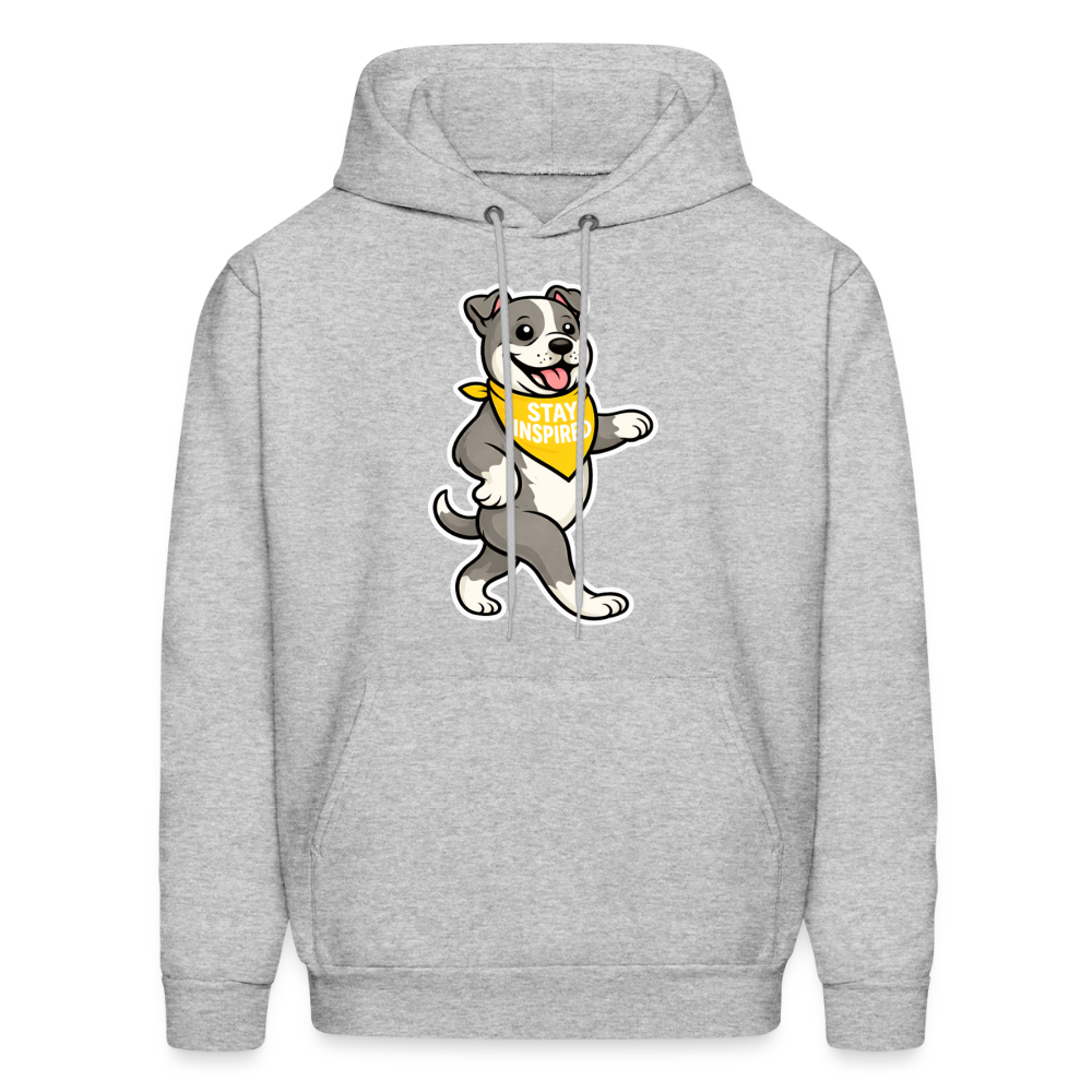 Dancing Pitbull Hoodie - heather gray