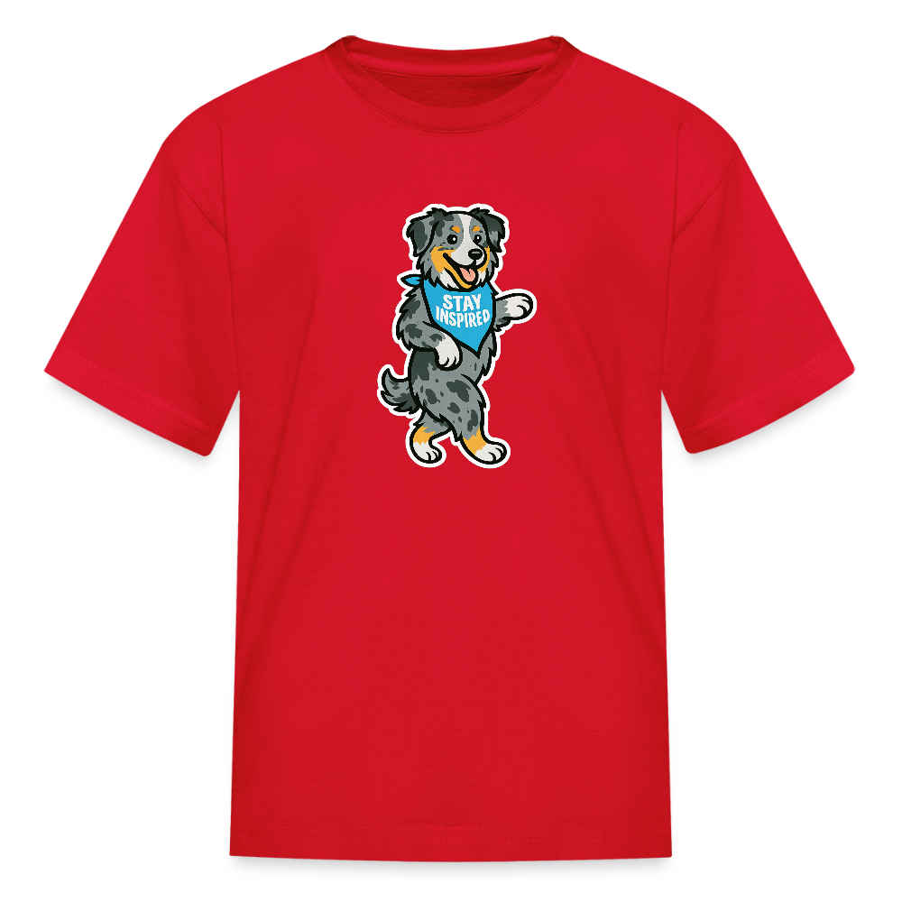 Dancing Aussie Kids T-Shirt - red