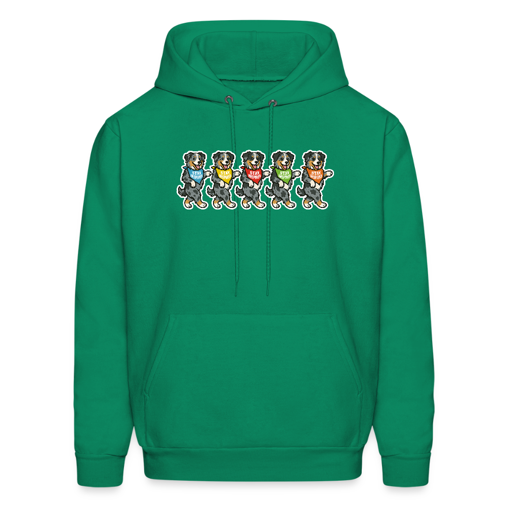 Dancing Aussies Hoodie - kelly green