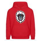 Chazer X Khuno: Skeleton Yeti Hoodie - red