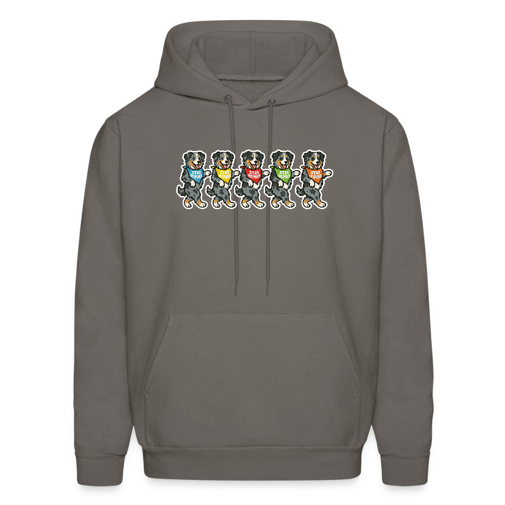 Dancing Aussies Hoodie - asphalt gray