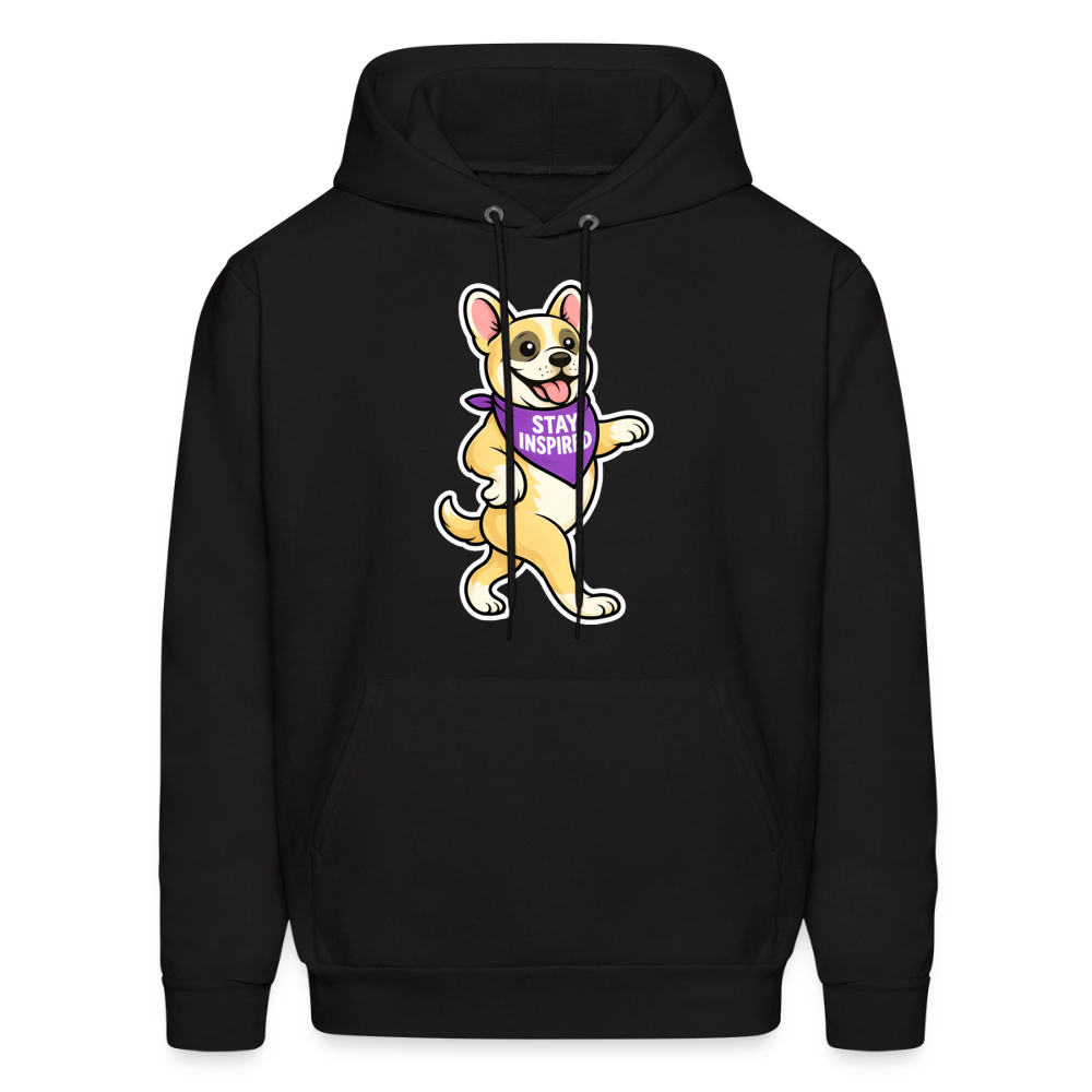 Dancing Frenchie Hoodie - black