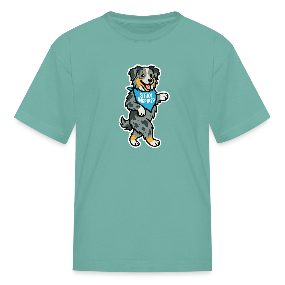 Dancing Aussie Kids T-Shirt - aquatic