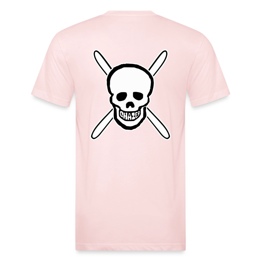 Skull & Skis Tee - blush pink 