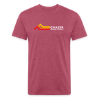 Vintage Mountains Tee - heather burgundy