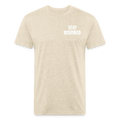 Skull & Skis Tee - heather cream