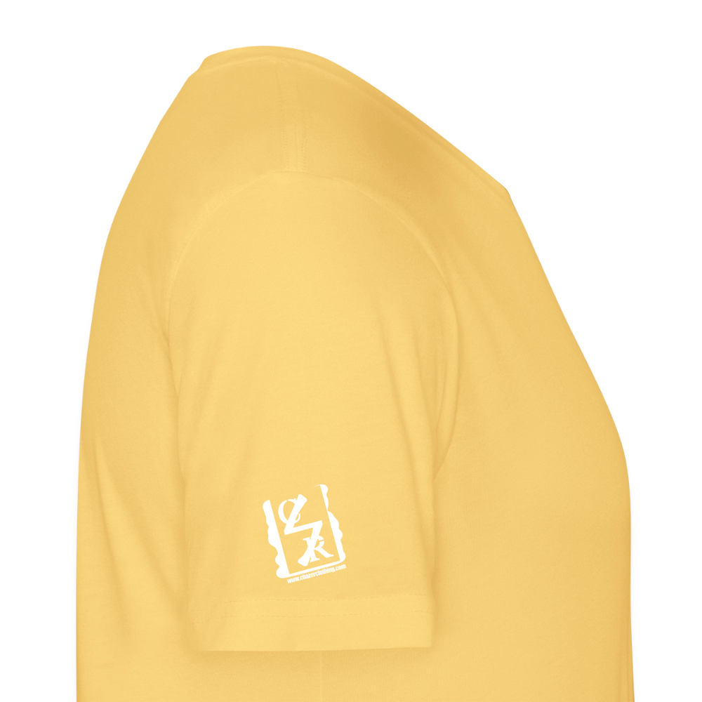 Dancing Pitbull Tee - pastel yellow