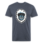 Chazer X Khuno: Skeleton Yeti Tee - heather navy