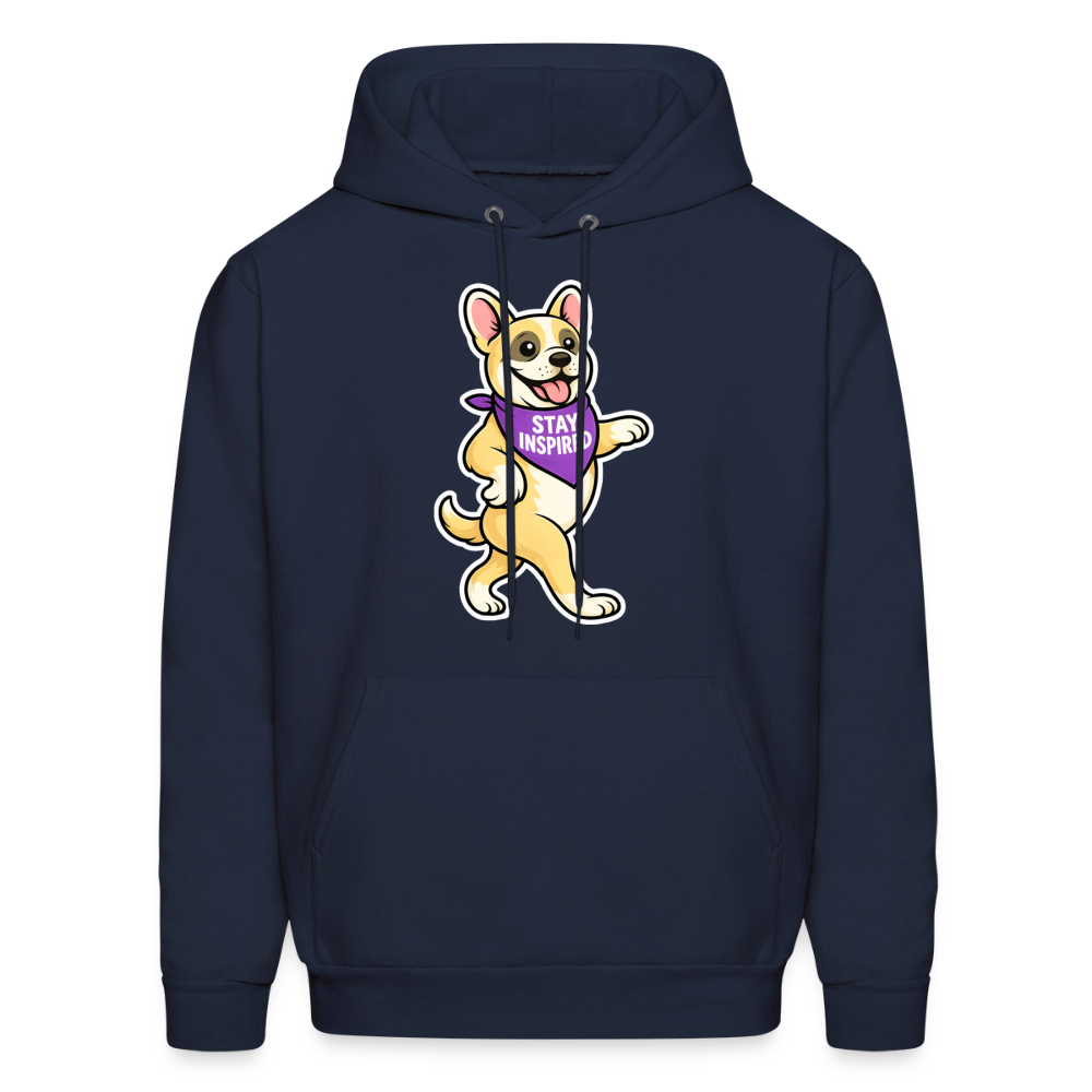 Dancing Frenchie Hoodie - navy