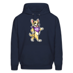 Dancing Frenchie Hoodie - navy