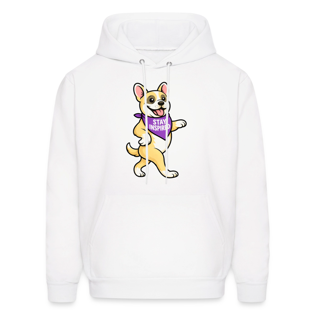 Dancing Frenchie Hoodie - white