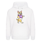 Dancing Frenchie Hoodie - white