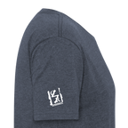 Skull & Snowboards Tee - heather navy