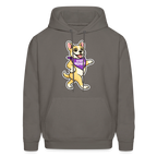 Dancing Frenchie Hoodie - asphalt gray