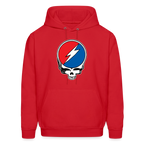 Grateful Skull Hoodie - red