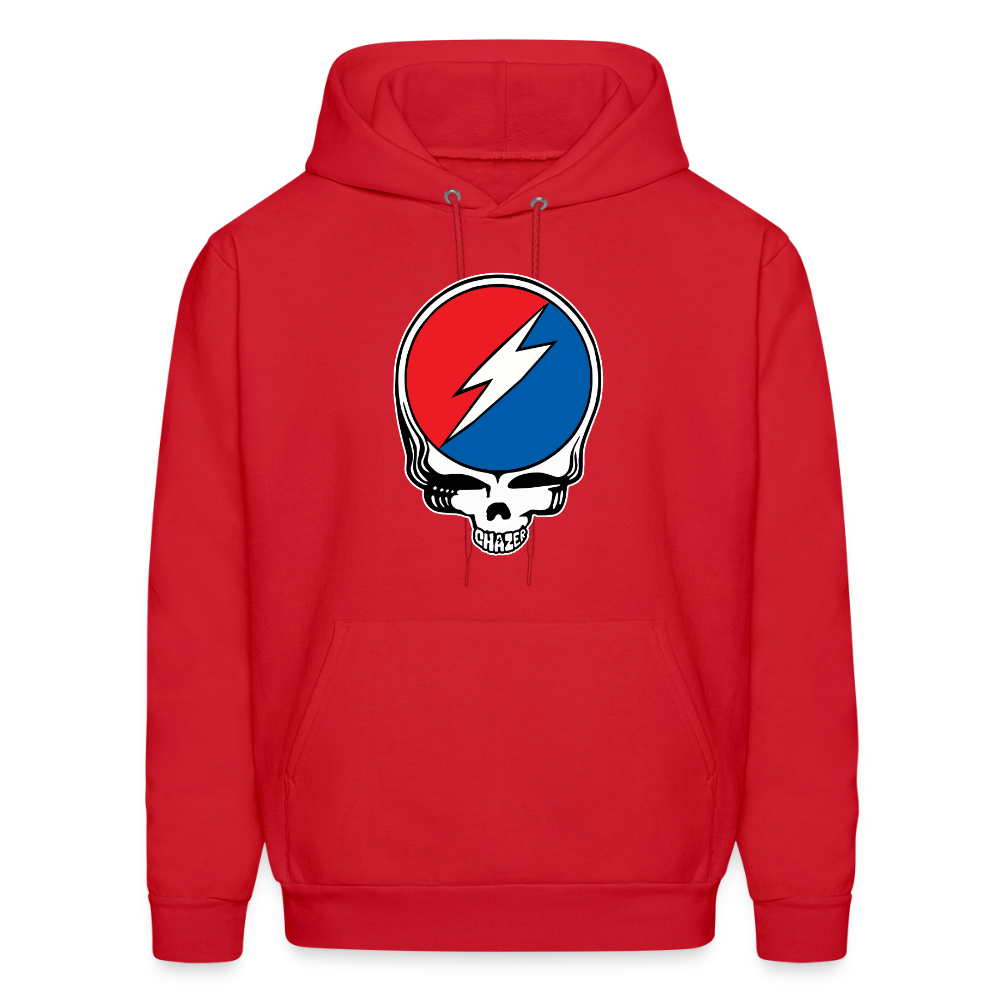Grateful Skull Hoodie - red