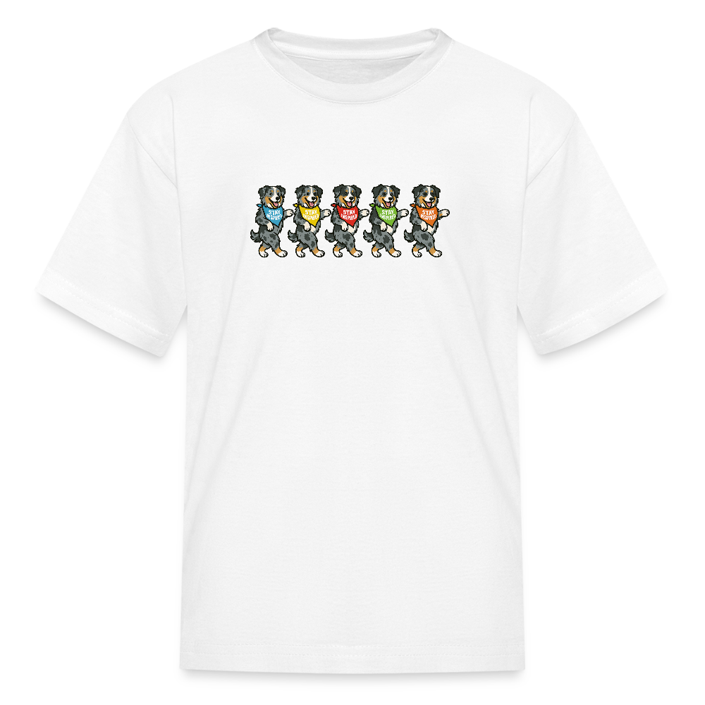 Dancing Aussies Kids' T-Shirt - white