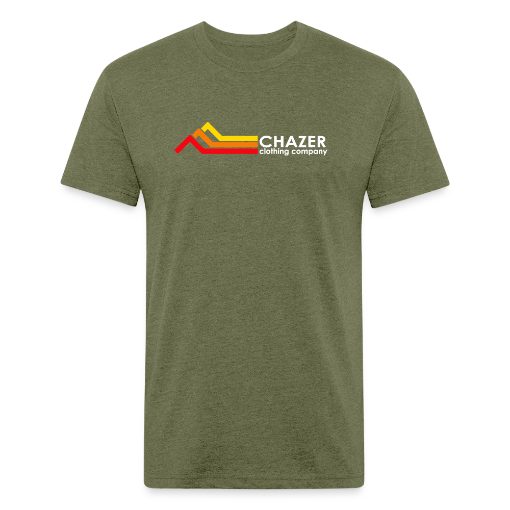 Vintage Mountains Tee - heather military green