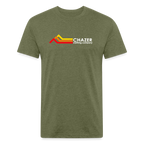 Vintage Mountains Tee - heather military green