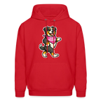 Dancing Berner Hoodie - red