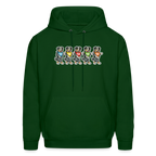 Dancing Aussies Hoodie - forest green